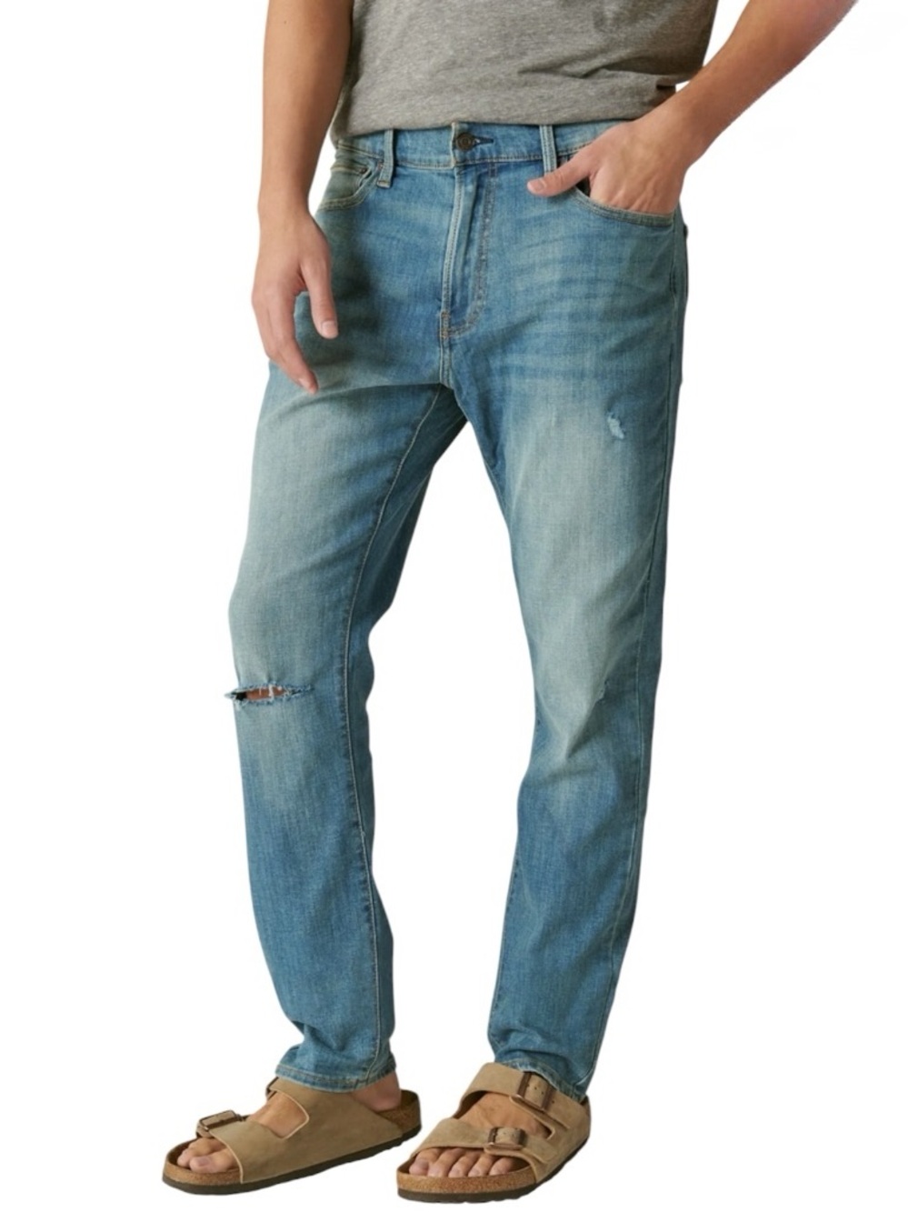 Lucky Brand Men’s 411 Athletic Taper Jeans